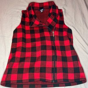 Plaid vest
